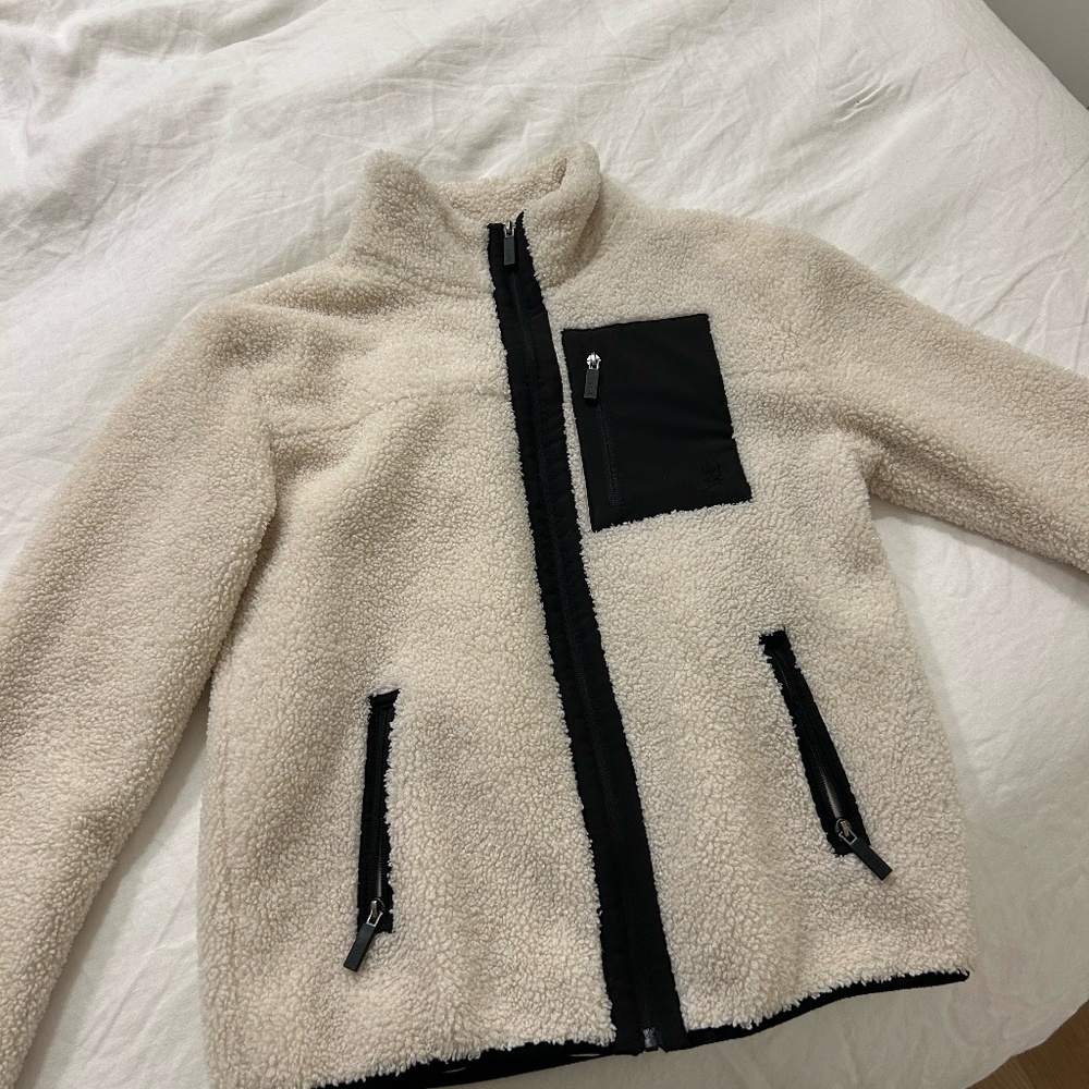 Women's Soulcycle Ivory Sherpa Fleece